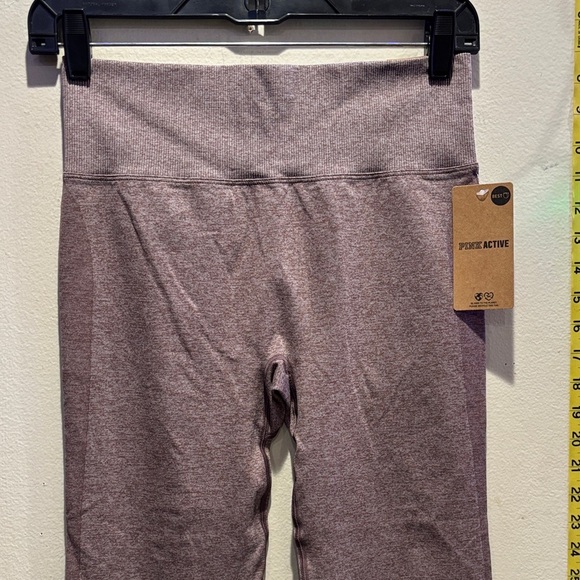 Pink women's leggings mauve color - Picture 1 of 8